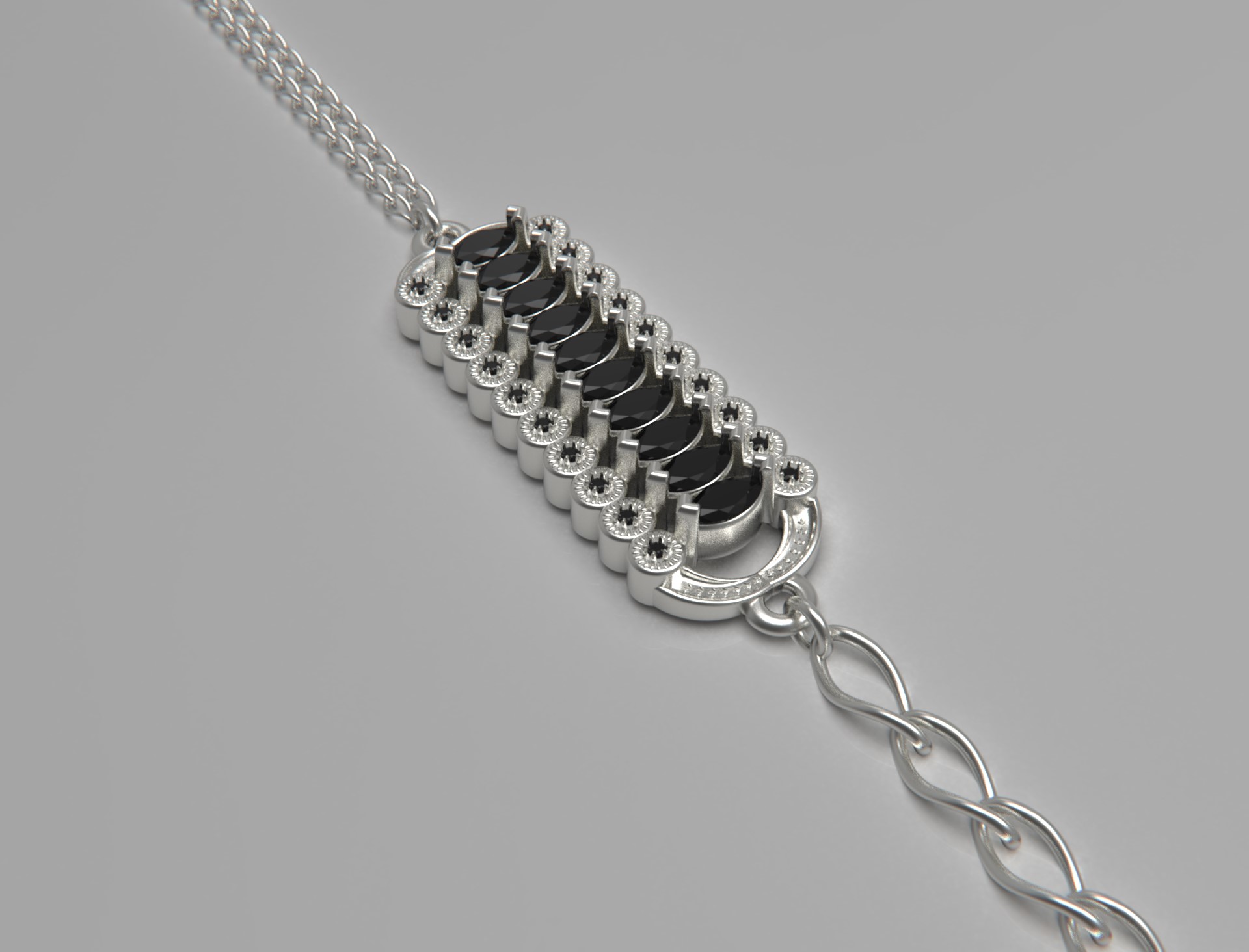 Code : B	1	7	4	0	1 </br> Silver Bracelet